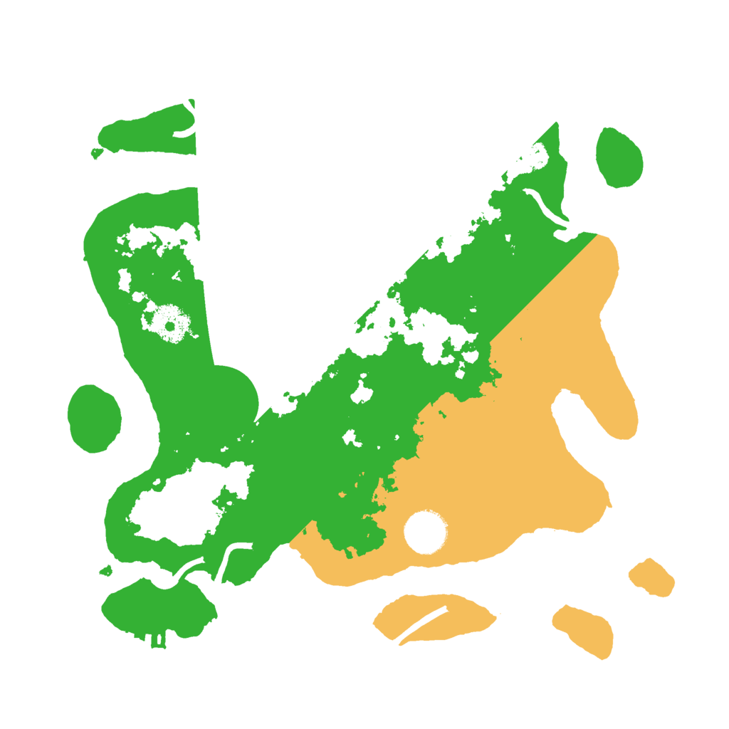 Biome Rust Map: Procedural Map, Size: 3000, Seed: 49346561