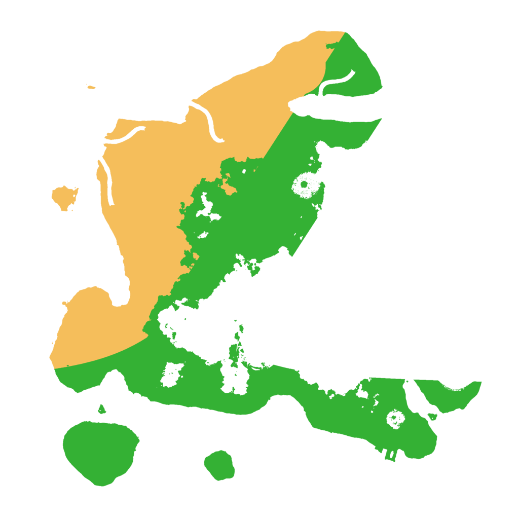 Biome Rust Map: Procedural Map, Size: 3000, Seed: 1295042359