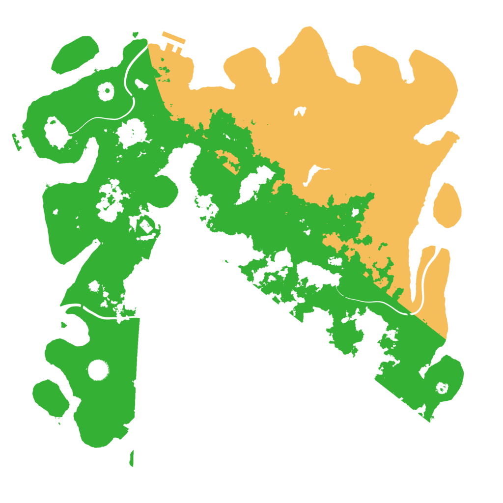 Biome Rust Map: Procedural Map, Size: 4250, Seed: 126069248