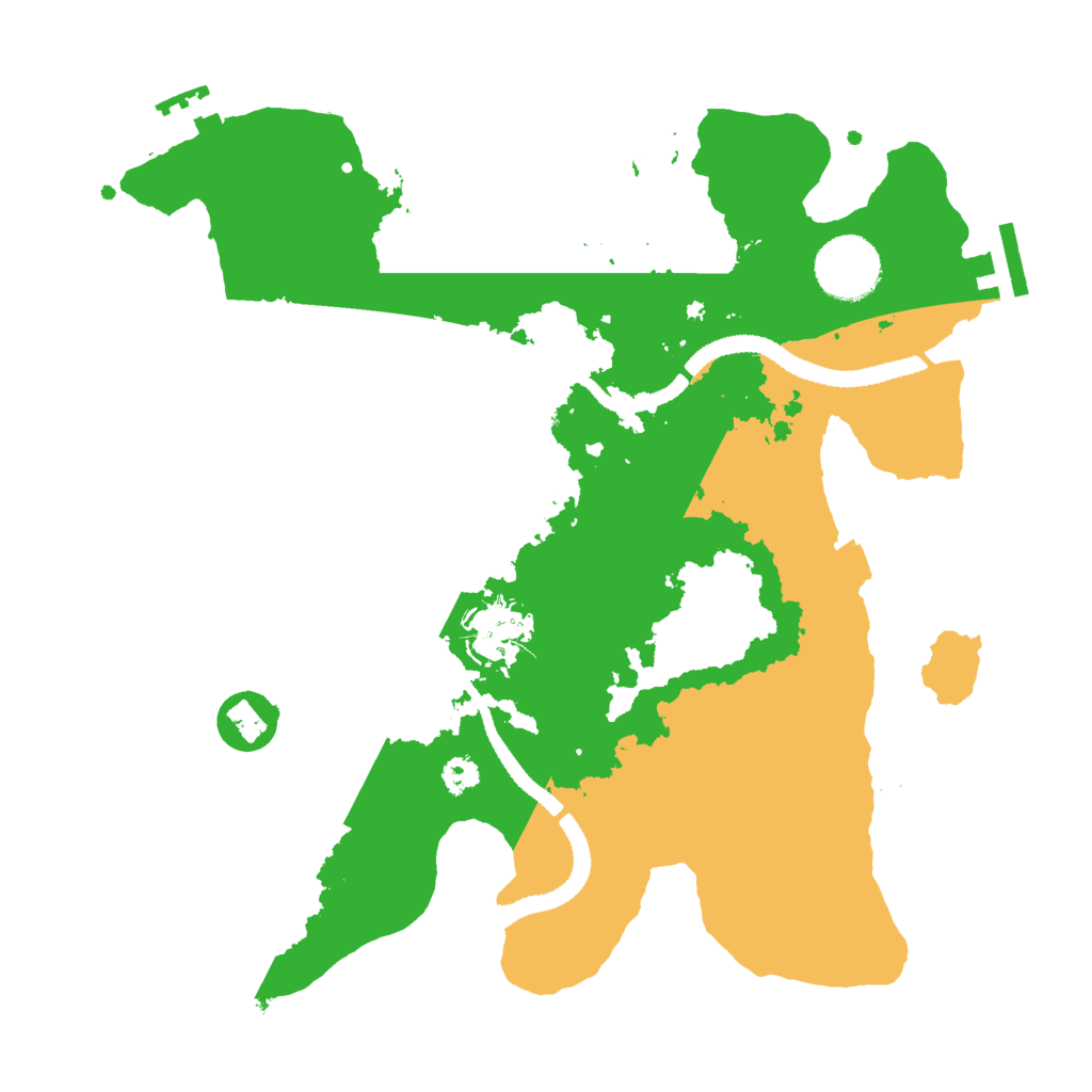 Biome Rust Map: Procedural Map, Size: 3000, Seed: 2113458037