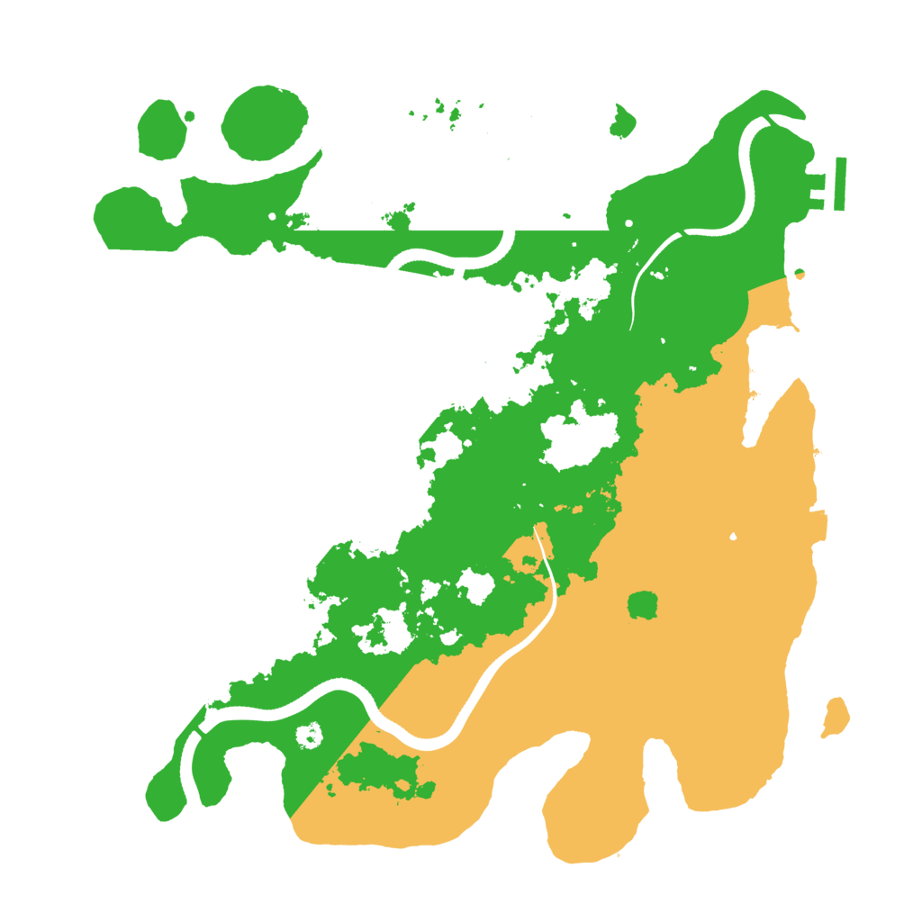 Biome Rust Map: Procedural Map, Size: 3500, Seed: 1724695104