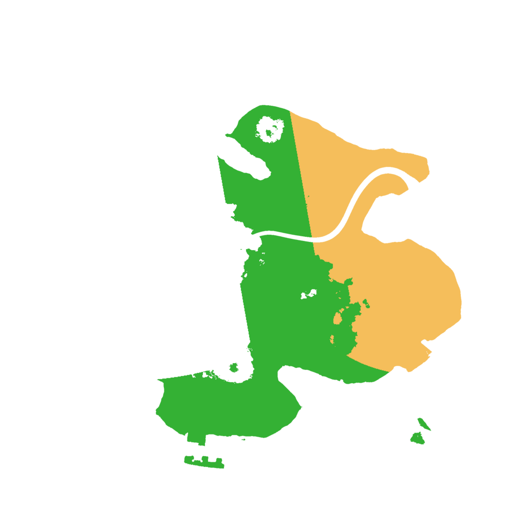 Biome Rust Map: Procedural Map, Size: 2000, Seed: 86183952