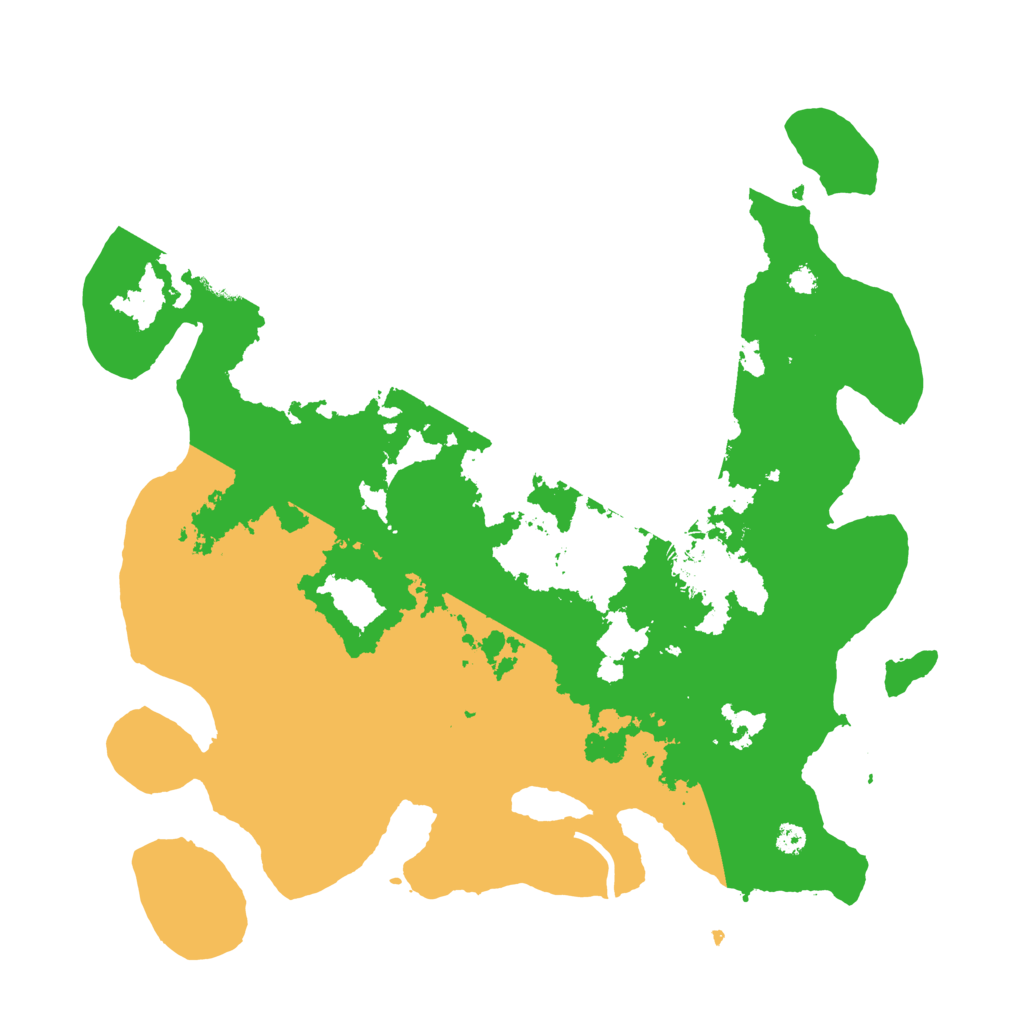 Biome Rust Map: Procedural Map, Size: 3500, Seed: 202071468