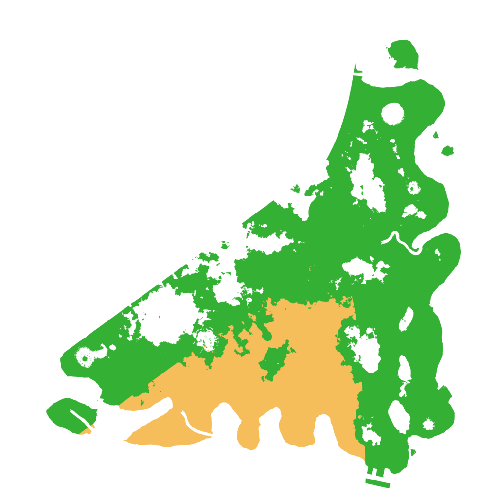 Biome Rust Map: Procedural Map, Size: 4000, Seed: 52845