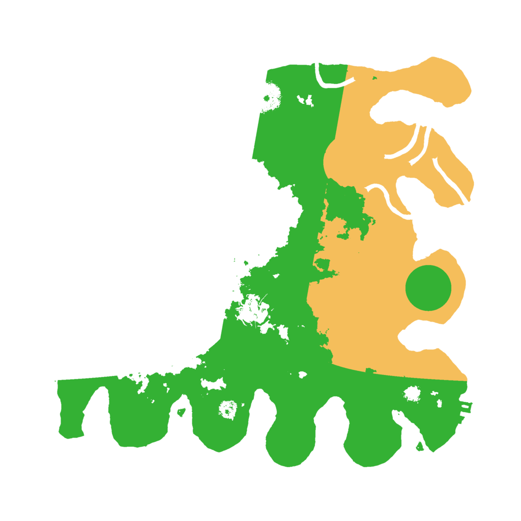 Biome Rust Map: Procedural Map, Size: 3000, Seed: 2076718643