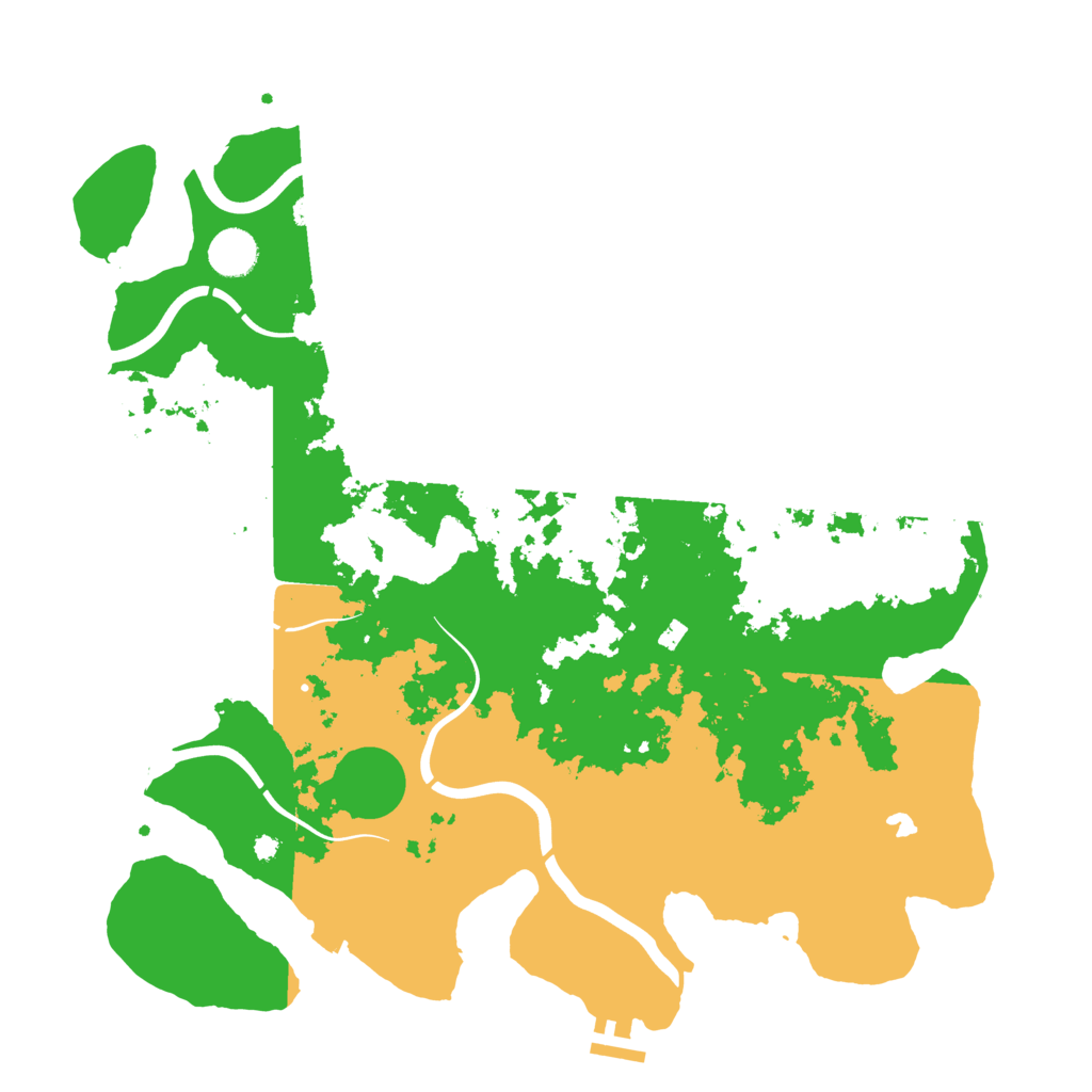 Biome Rust Map: Procedural Map, Size: 4000, Seed: 232644