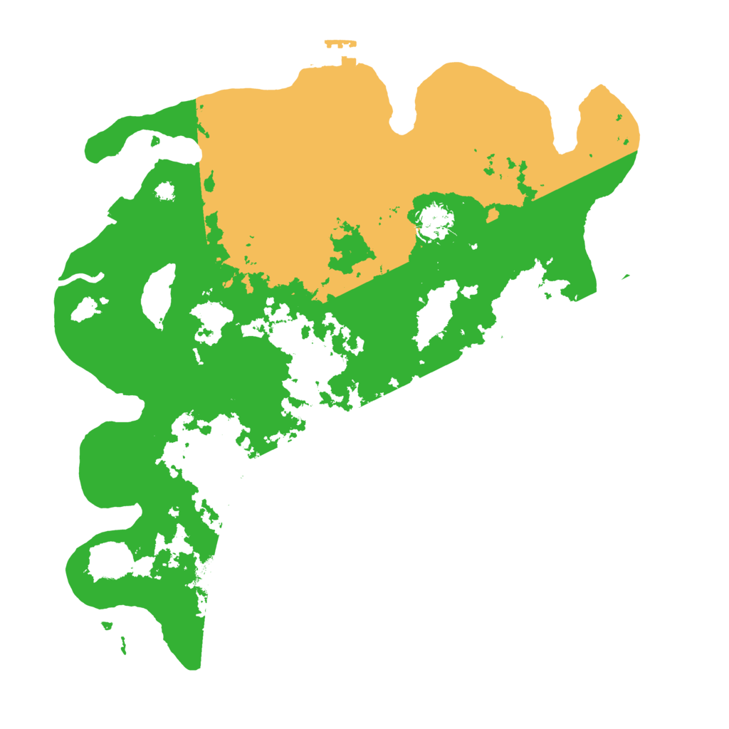 Biome Rust Map: Procedural Map, Size: 3500, Seed: 1945808878