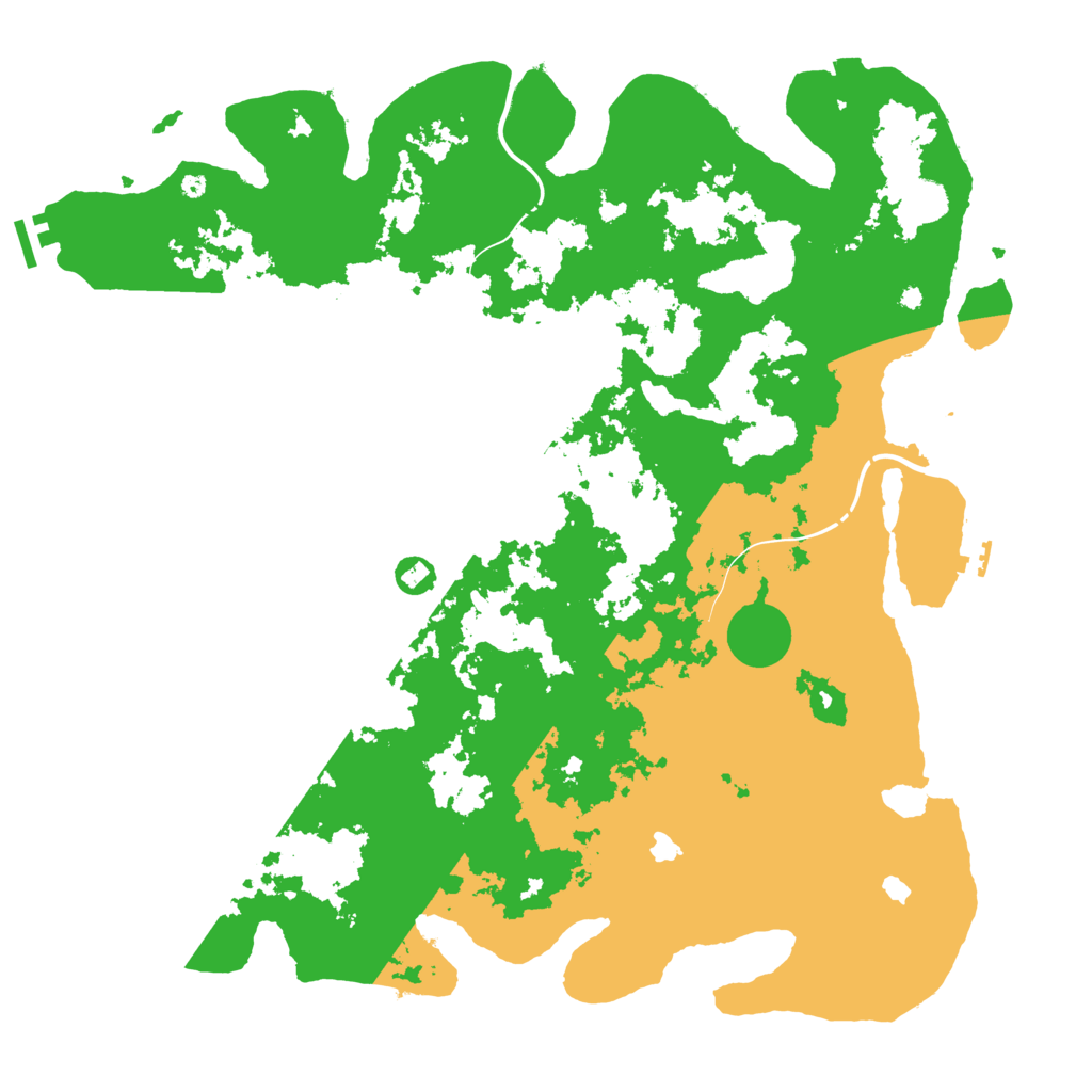 Biome Rust Map: Procedural Map, Size: 4500, Seed: 368042693