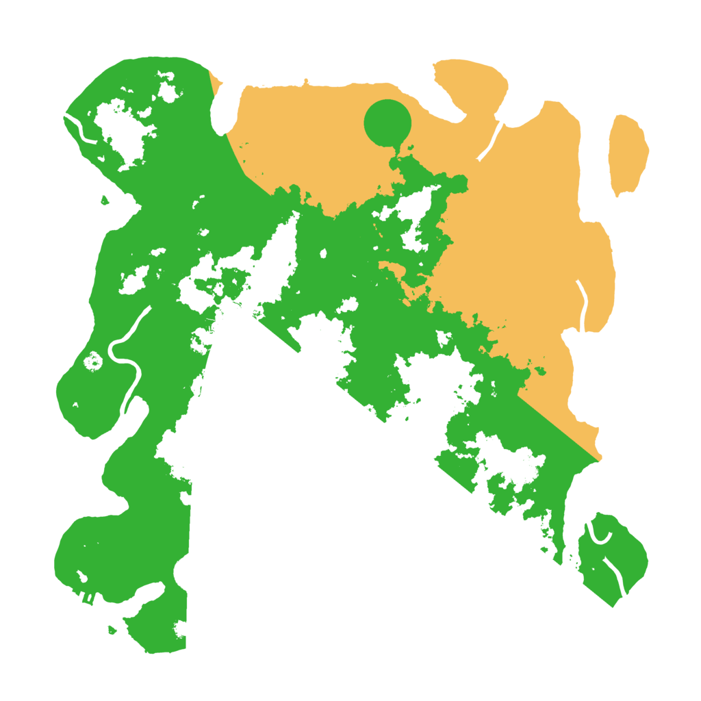 Biome Rust Map: Procedural Map, Size: 3900, Seed: 44435035