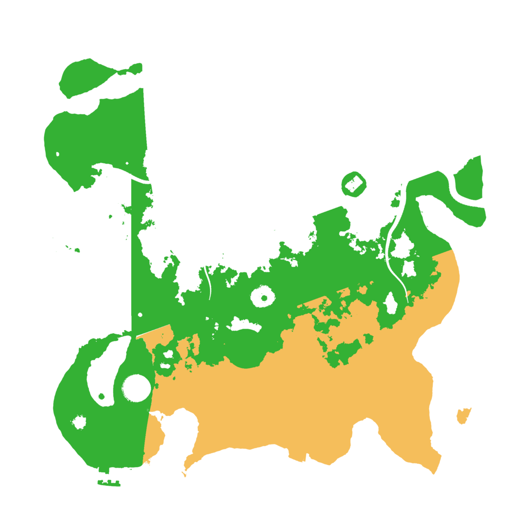 Biome Rust Map: Procedural Map, Size: 3500, Seed: 4875208