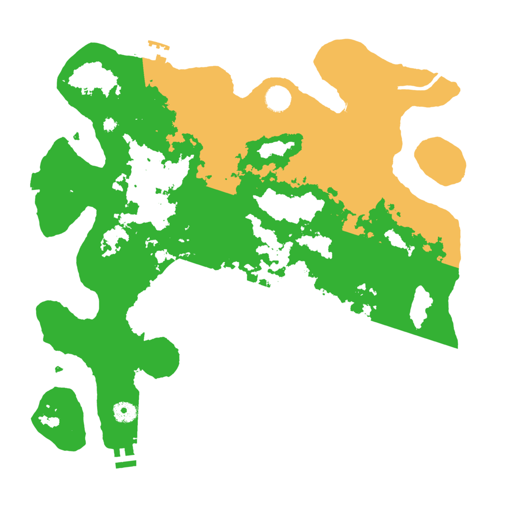 Biome Rust Map: Procedural Map, Size: 3500, Seed: 1030864769