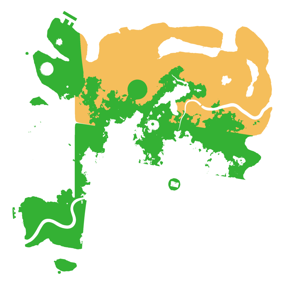 Biome Rust Map: Procedural Map, Size: 4000, Seed: 20151231