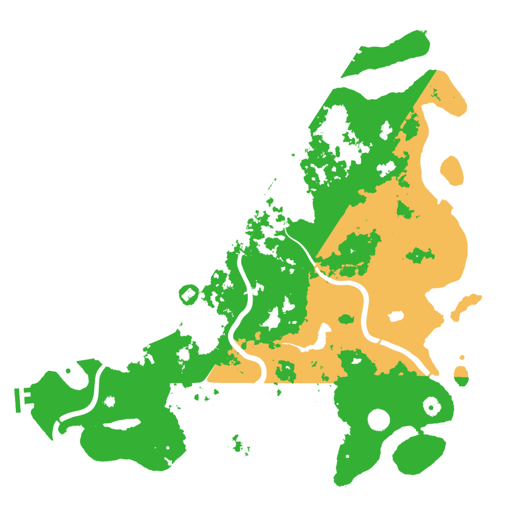 Biome Rust Map: Procedural Map, Size: 4250, Seed: 10107