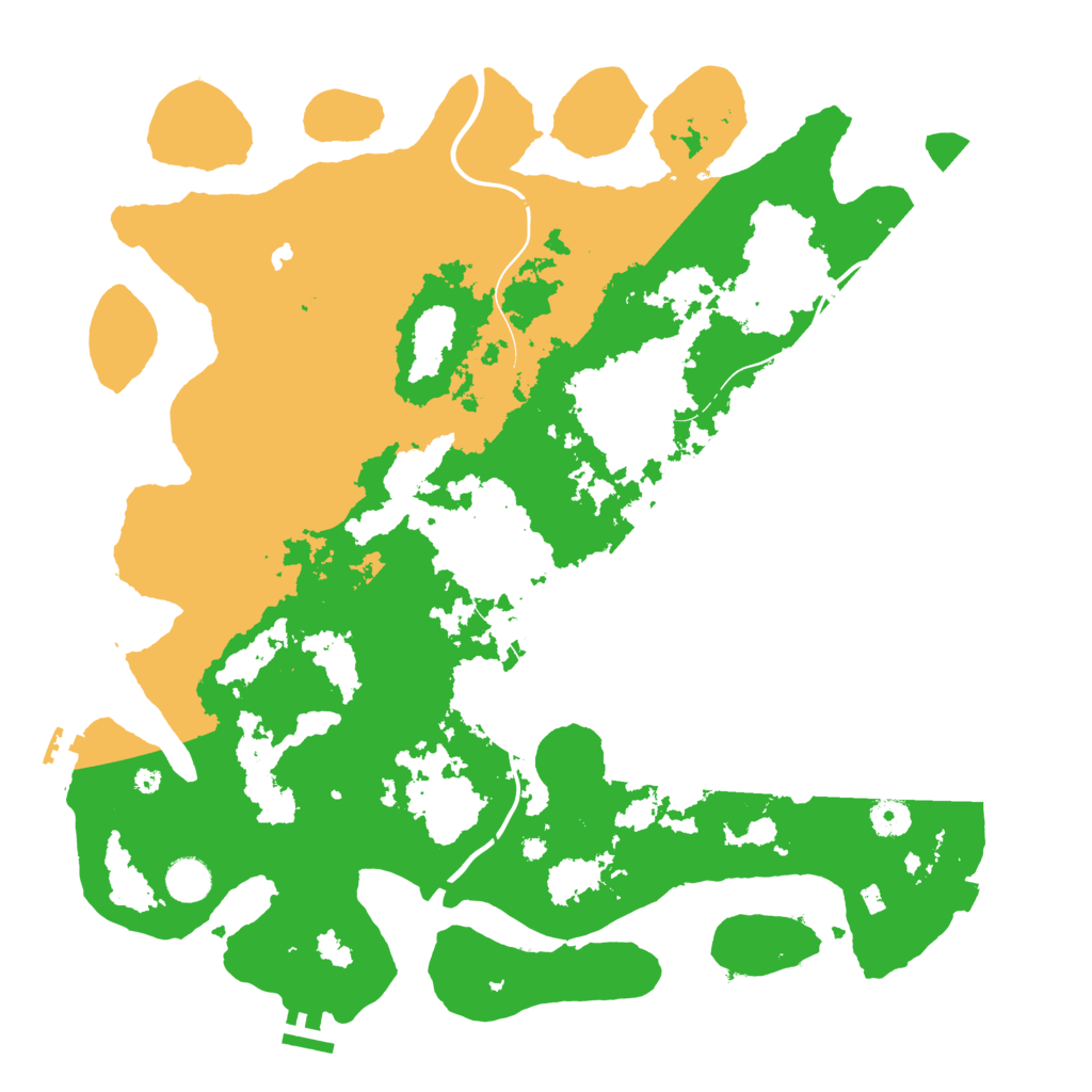 Biome Rust Map: Procedural Map, Size: 4250, Seed: 1027666107