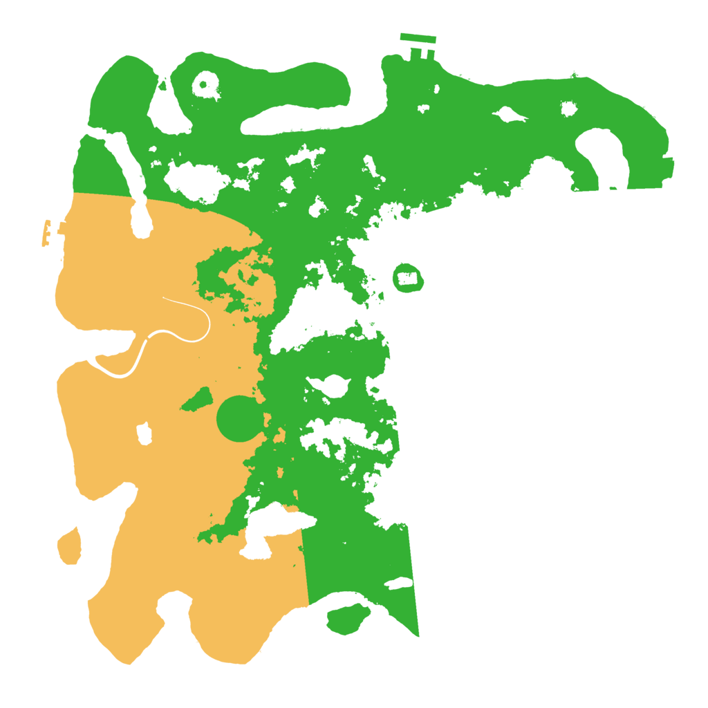 Biome Rust Map: Procedural Map, Size: 4000, Seed: 208794677
