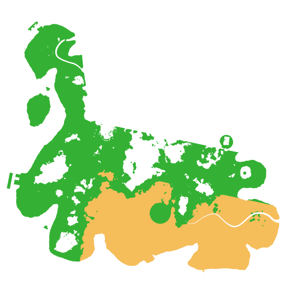 Biome Rust Map: Procedural Map, Size: 3750, Seed: 75728392