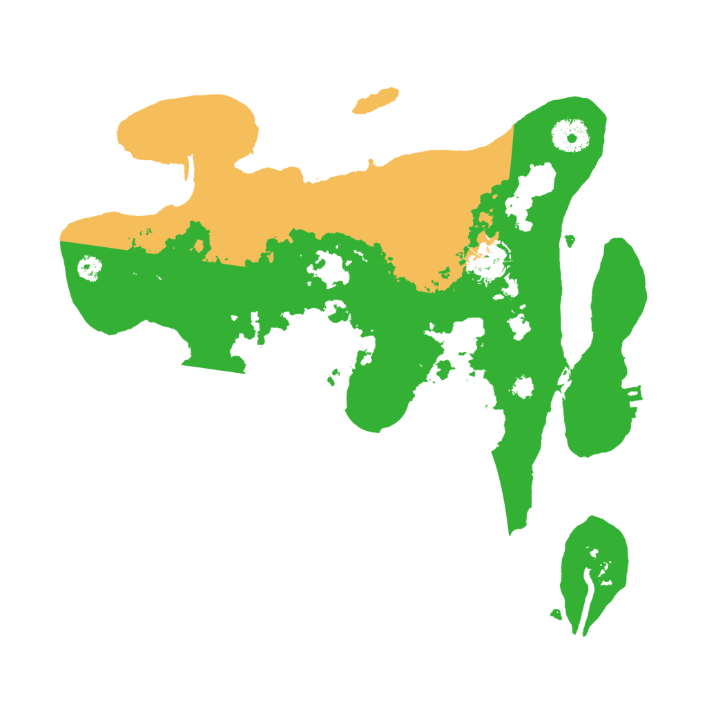 Biome Rust Map: Procedural Map, Size: 3000, Seed: 7162810