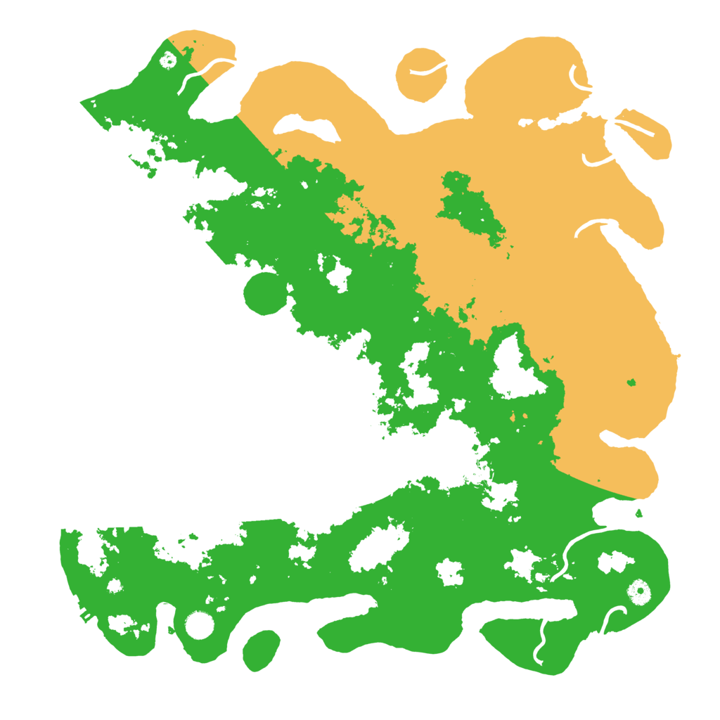 Biome Rust Map: Procedural Map, Size: 4500, Seed: 240987624