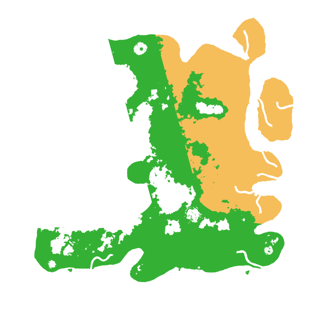 Biome Rust Map: Procedural Map, Size: 3700, Seed: 290409246