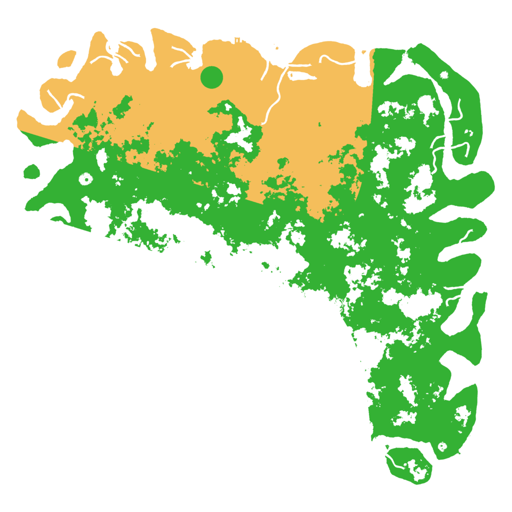 Biome Rust Map: Procedural Map, Size: 6000, Seed: 671967