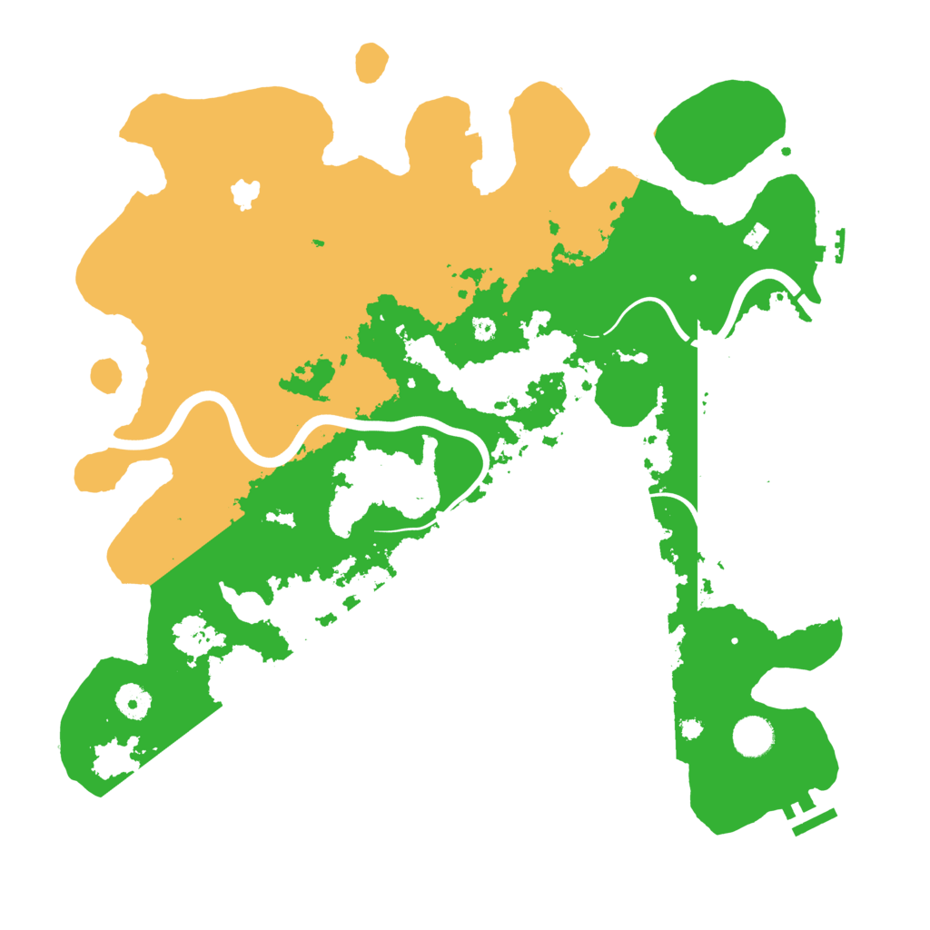 Biome Rust Map: Procedural Map, Size: 4000, Seed: 78945