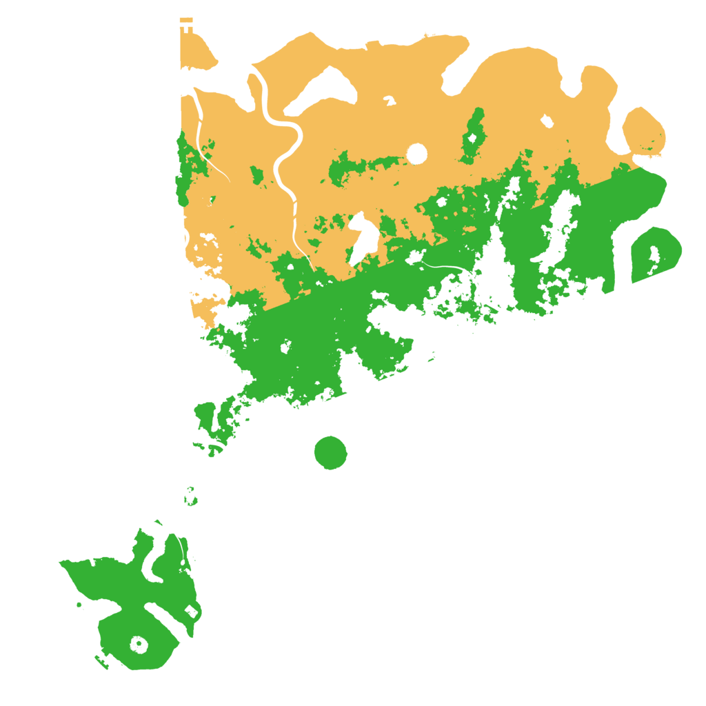 Biome Rust Map: Procedural Map, Size: 6000, Seed: 2241