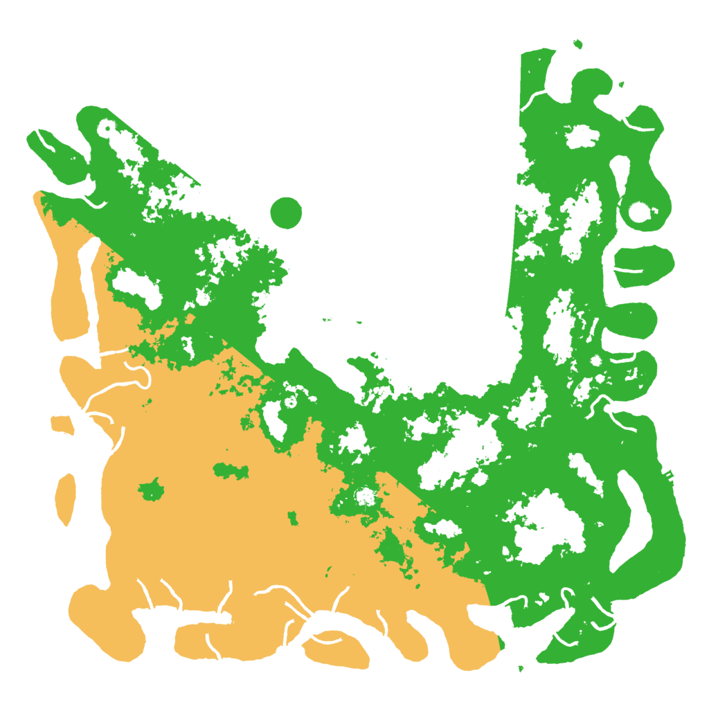 Biome Rust Map: Procedural Map, Size: 6000, Seed: 118275401