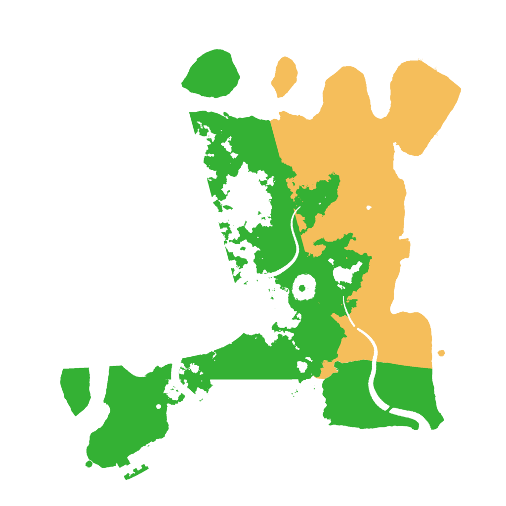 Biome Rust Map: Procedural Map, Size: 3000, Seed: 3247598