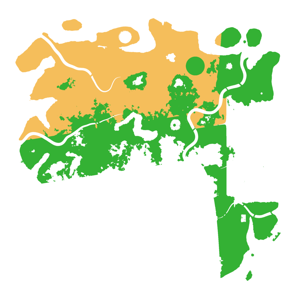 Biome Rust Map: Procedural Map, Size: 4250, Seed: 148368345