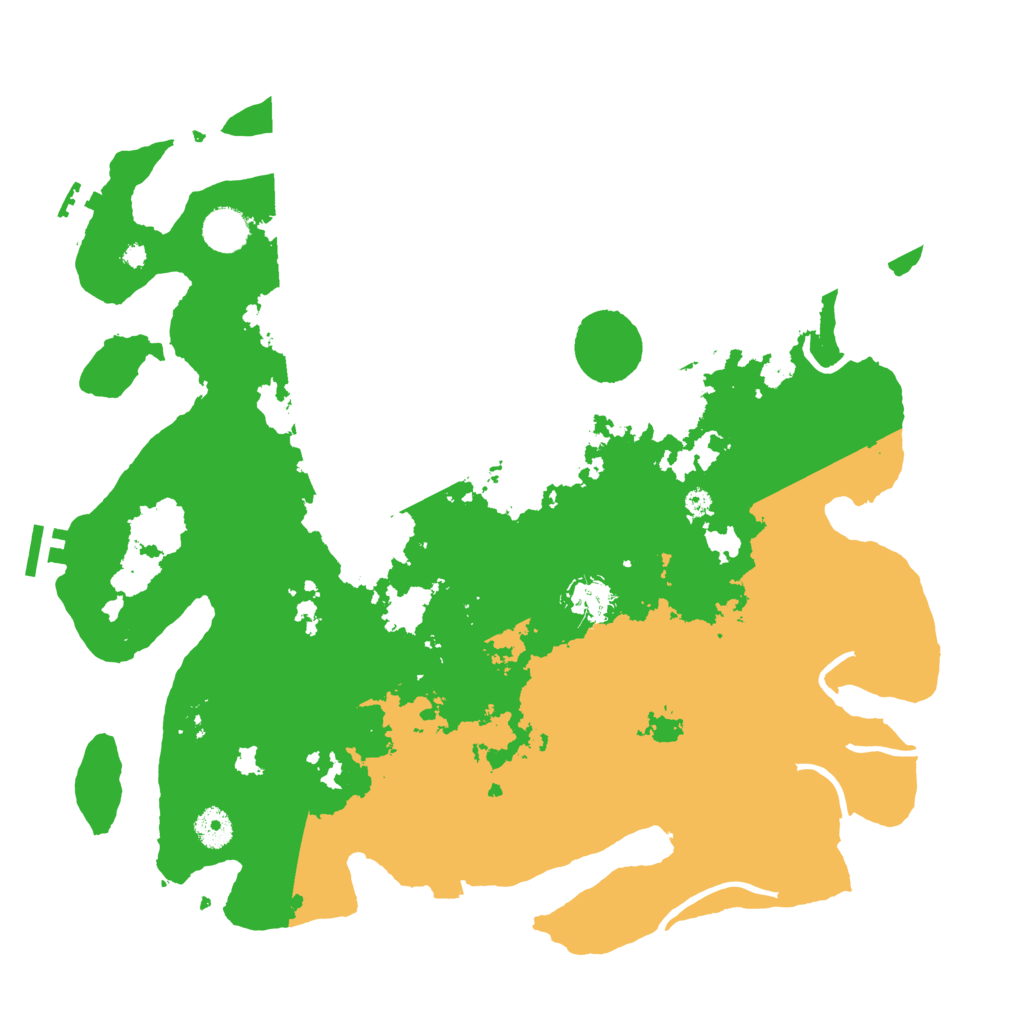 Biome Rust Map: Procedural Map, Size: 4000, Seed: 32523235