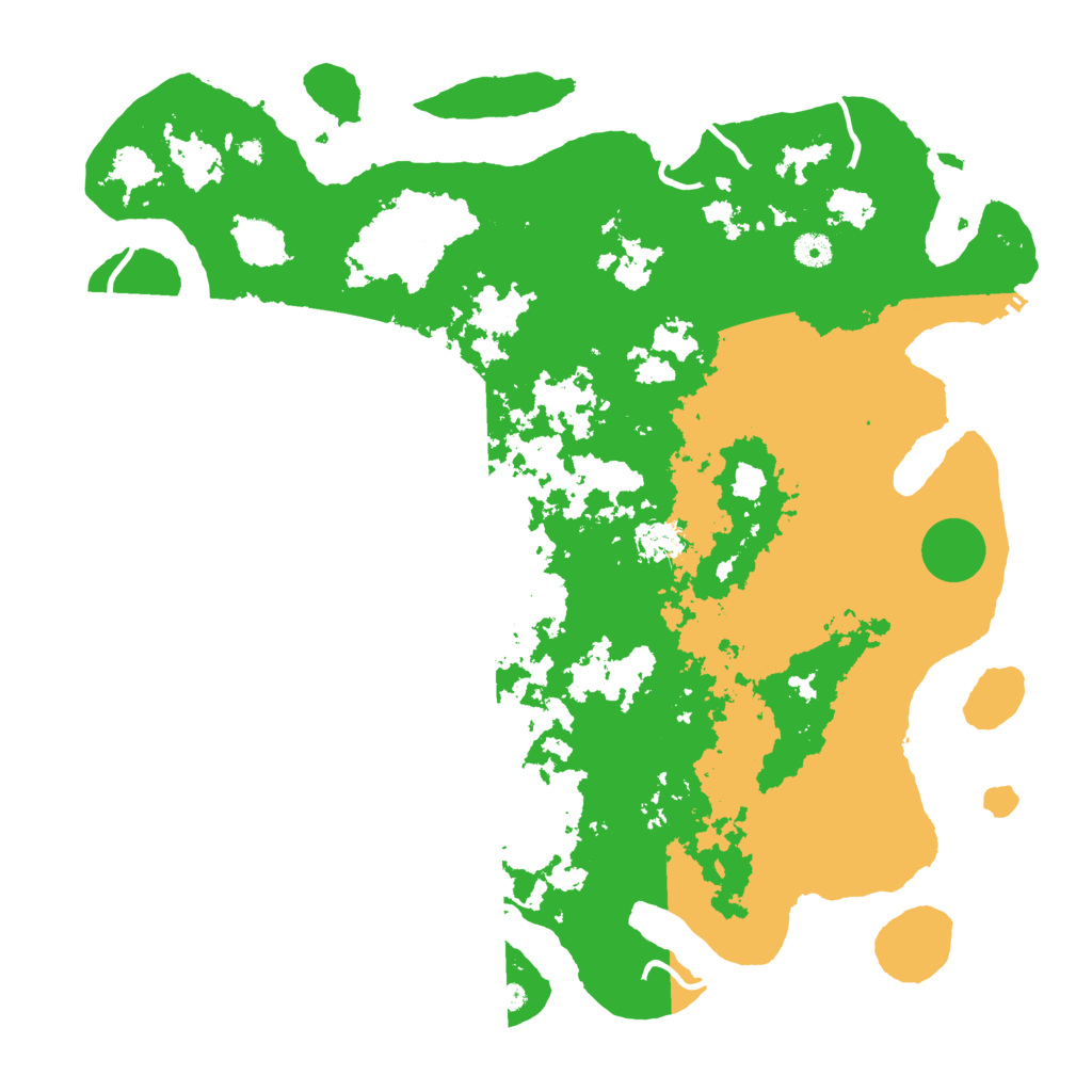 Biome Rust Map: Procedural Map, Size: 4500, Seed: 257282094