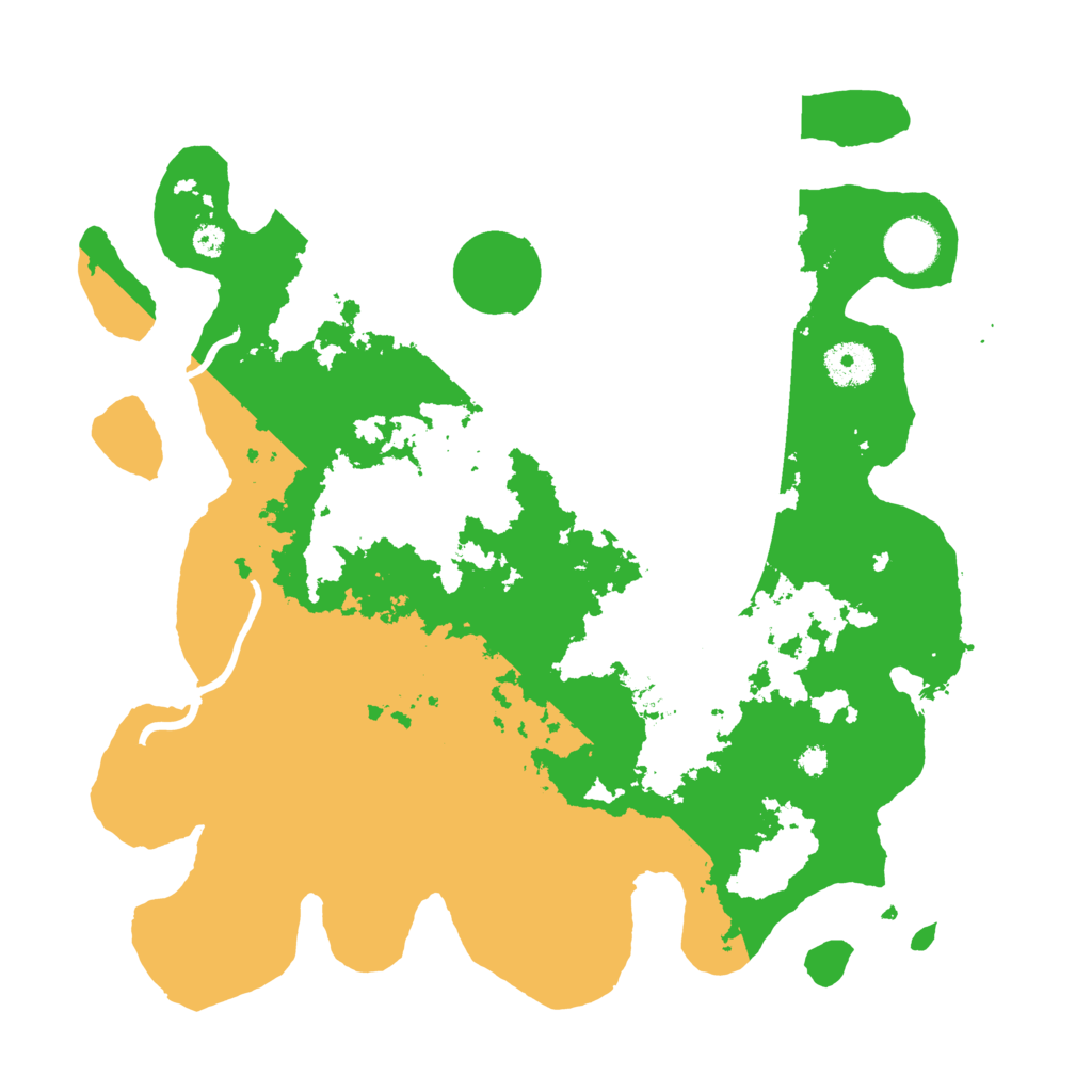 Biome Rust Map: Procedural Map, Size: 3500, Seed: 1710430764