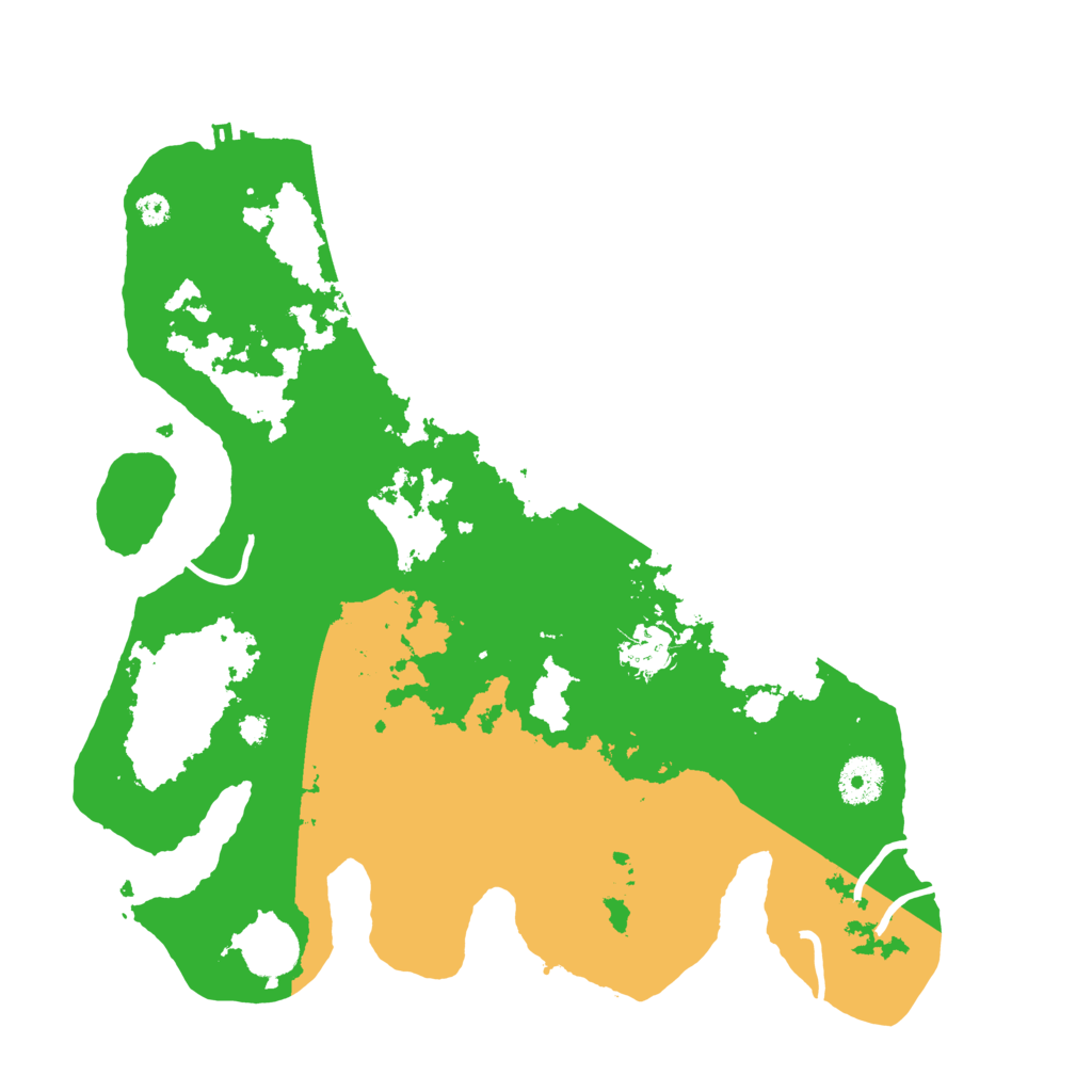 Biome Rust Map: Procedural Map, Size: 3500, Seed: 2114000