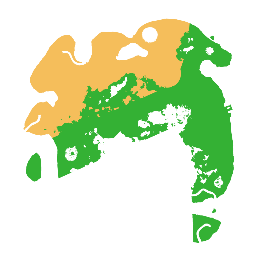 Biome Rust Map: Procedural Map, Size: 3000, Seed: 56123384