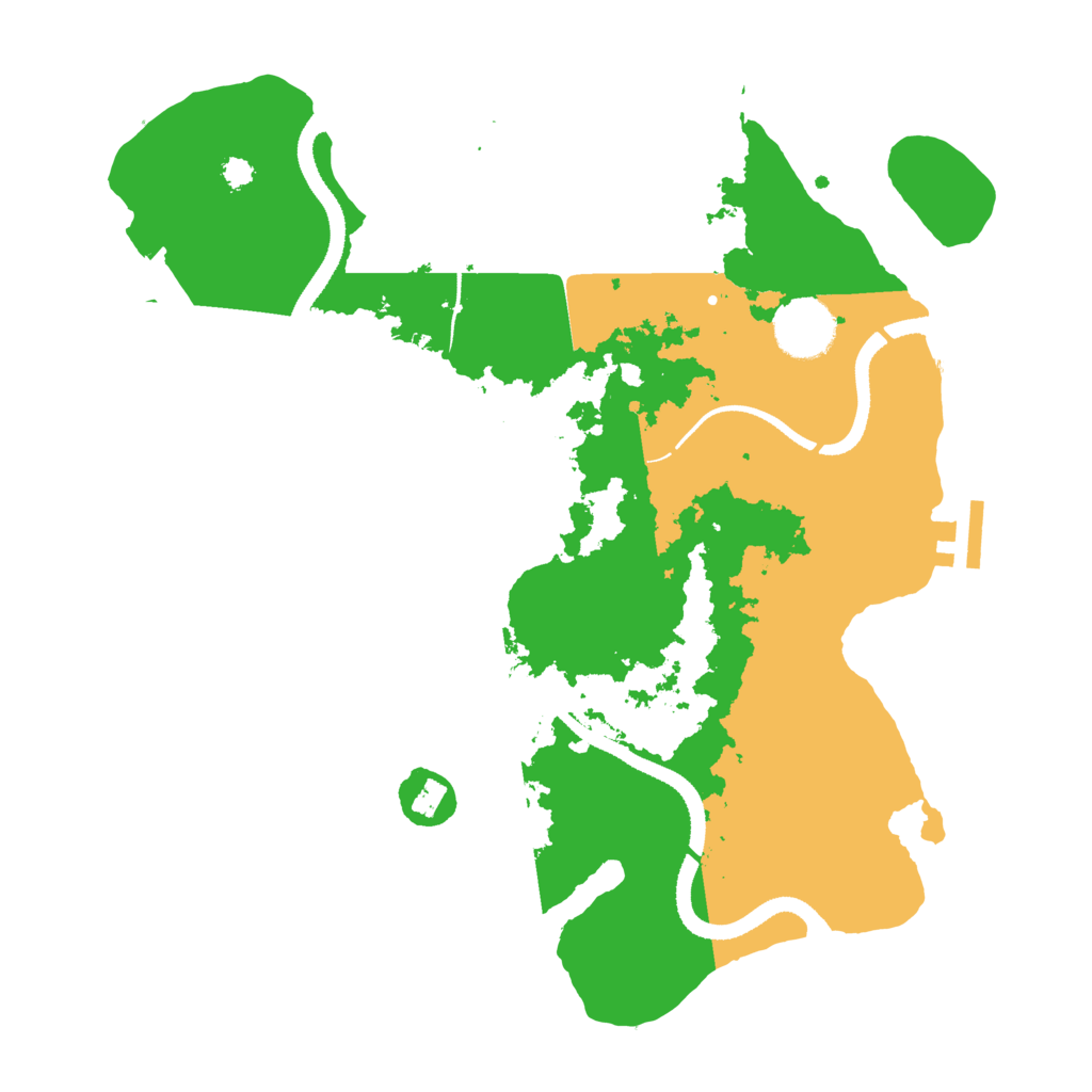 Biome Rust Map: Procedural Map, Size: 3250, Seed: 1663180344