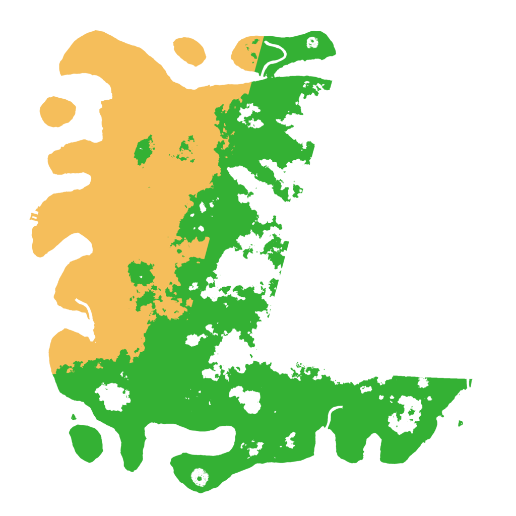 Biome Rust Map: Procedural Map, Size: 4500, Seed: 9646