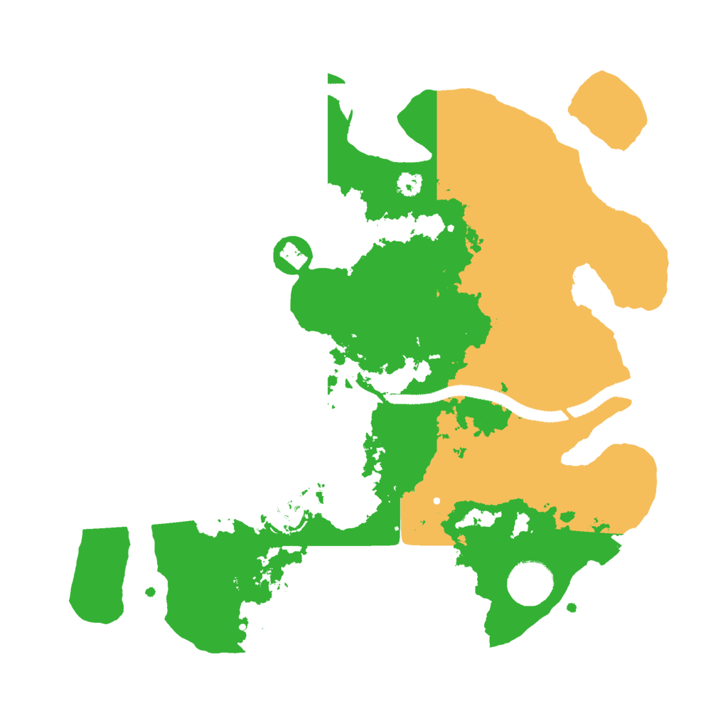 Biome Rust Map: Procedural Map, Size: 3000, Seed: 681368800