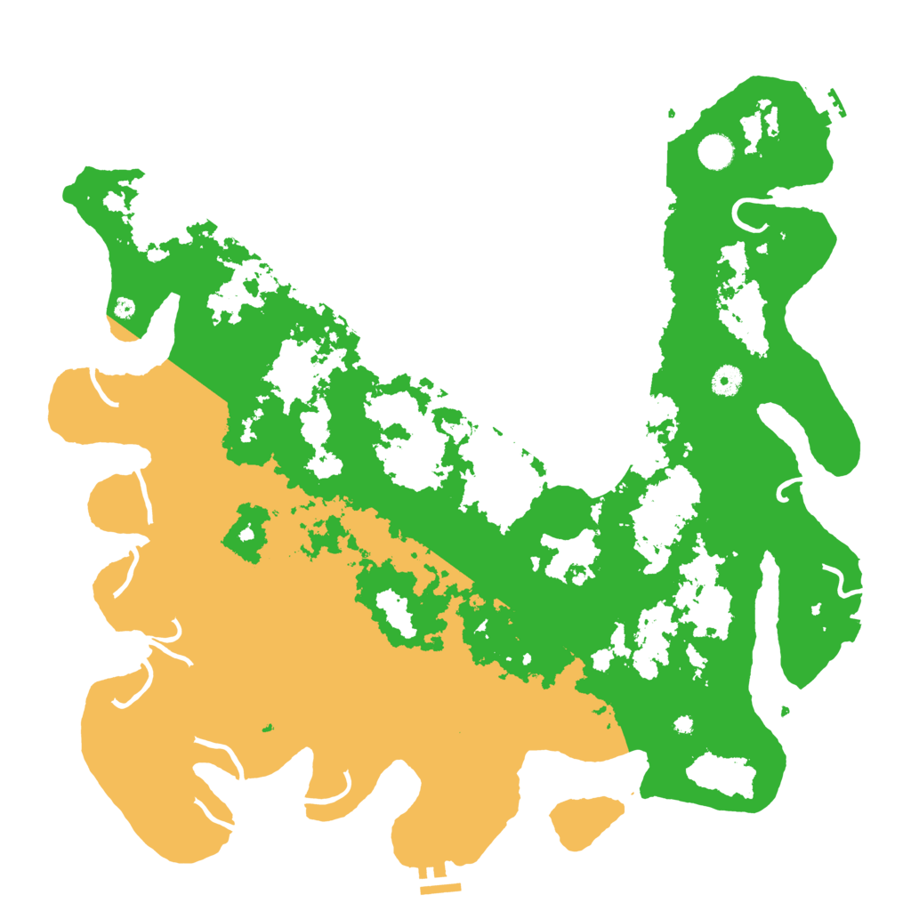 Biome Rust Map: Procedural Map, Size: 4500, Seed: 101146