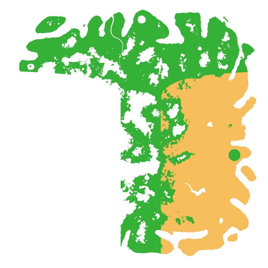 Biome Rust Map: Procedural Map, Size: 6000, Seed: 531782
