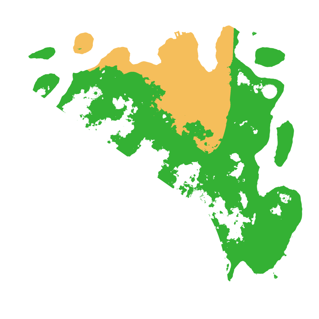 Biome Rust Map: Procedural Map, Size: 3900, Seed: 11930444