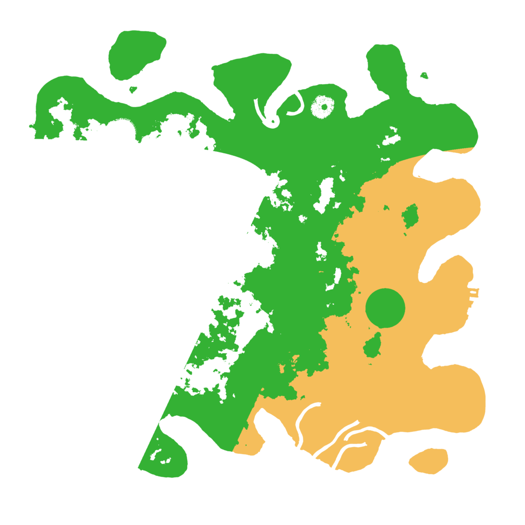 Biome Rust Map: Procedural Map, Size: 3500, Seed: 945691755