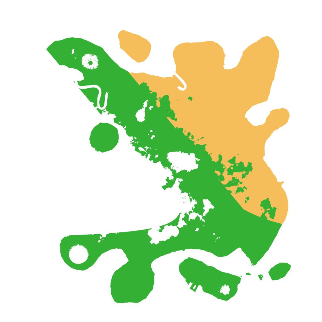 Biome Rust Map: Procedural Map, Size: 3000, Seed: 49427115