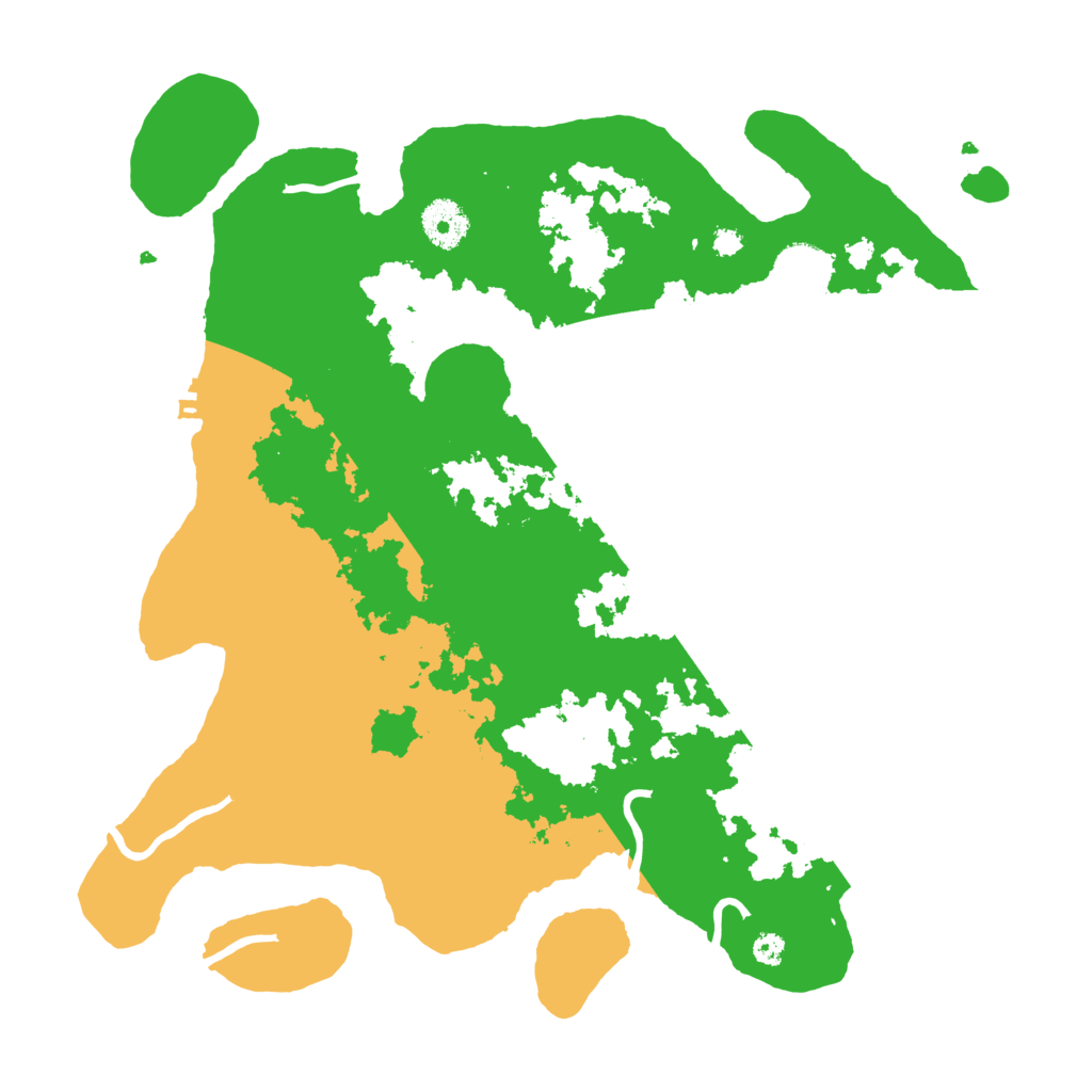 Biome Rust Map: Procedural Map, Size: 3500, Seed: 22888