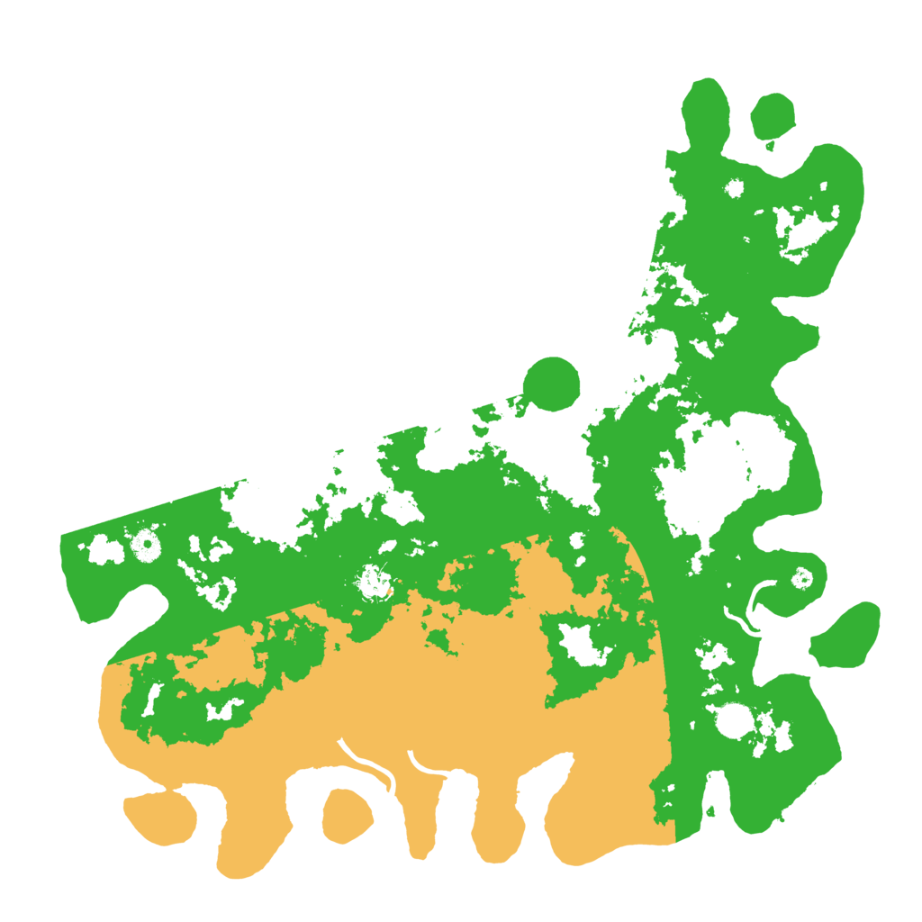 Biome Rust Map: Procedural Map, Size: 4500, Seed: 2108