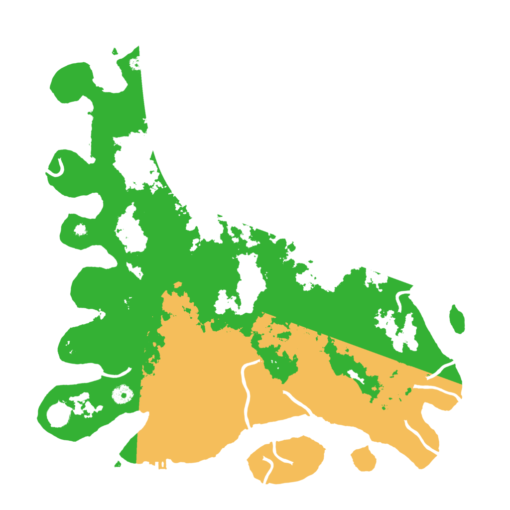 Biome Rust Map: Procedural Map, Size: 3900, Seed: 1857766830