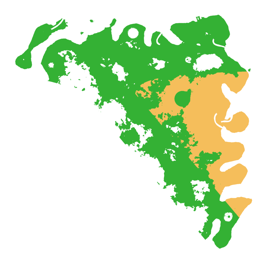 Biome Rust Map: Procedural Map, Size: 4500, Seed: 1043962276