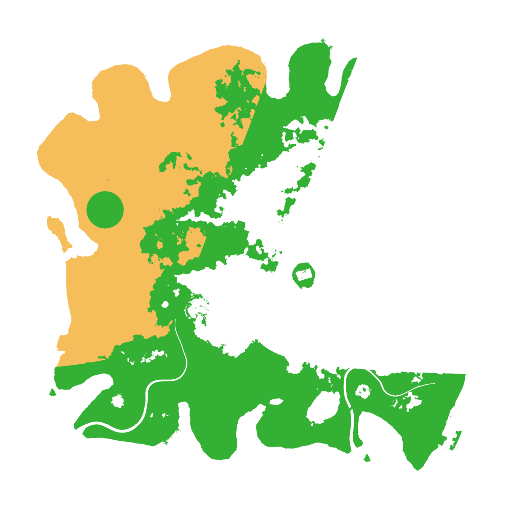 Biome Rust Map: Procedural Map, Size: 3650, Seed: 355069184