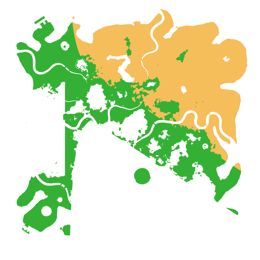 Biome Rust Map: Procedural Map, Size: 4500, Seed: 452760572
