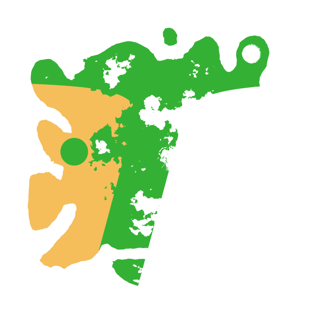 Biome Rust Map: Barren, Size: 3000, Seed: 660932462