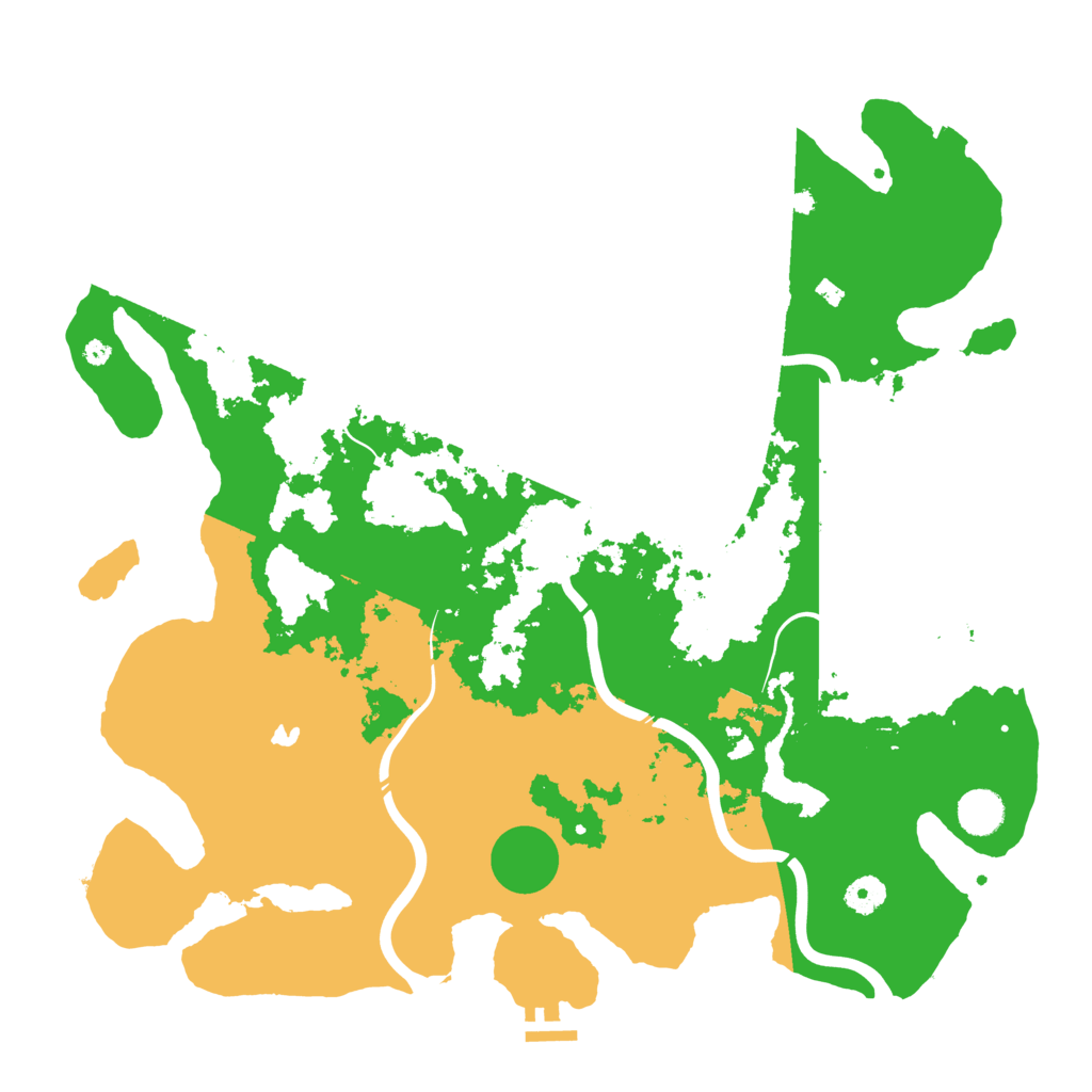 Biome Rust Map: Procedural Map, Size: 4250, Seed: 384536607